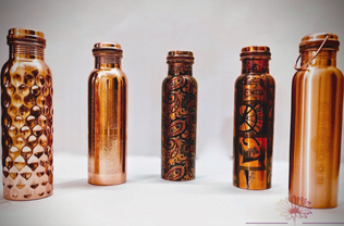 Copper Bottle Set